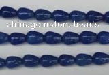 CAJ571 15.5 inches 6*8mm teardrop blue aventurine beads wholesale
