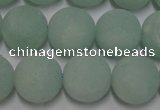 CAM1113 15.5 inches 10mm round matte amazonite beads wholesale