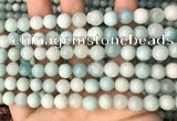 CAM1722 15.5 inches 8mm round amazonite beads wholesale