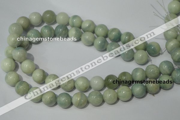 CAM705 15.5 inches 14mm round natural amazonite gemstone beads
