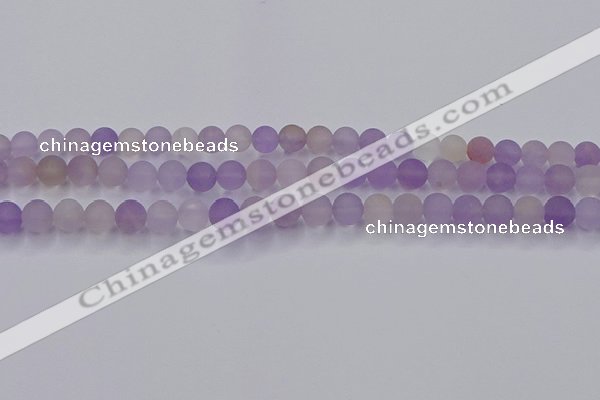 CAN202 15.5 inches 8mm round matte ametrine beads wholesale