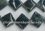 CAP210 15.5 inches 15*15mm diamond natural apatite gemstone beads