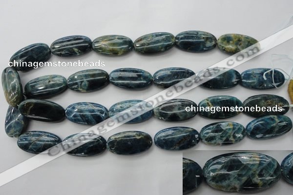 CAP326 15.5 inches 15*30mm oval natural apatite gemstone beads