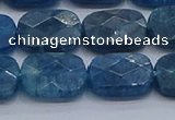 CAP396 15.5 inches 10*14mm faceted rectangle apatite gemstone beads