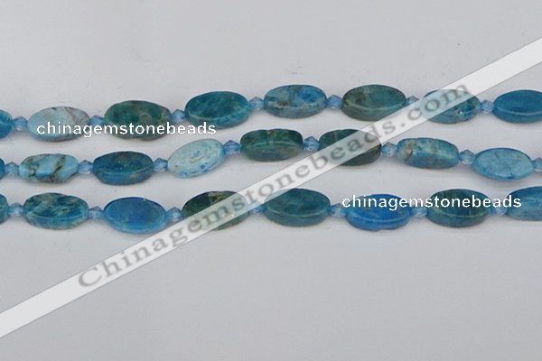 CAP552 15.5 inches 10*18mm oval apatite gemstone beads