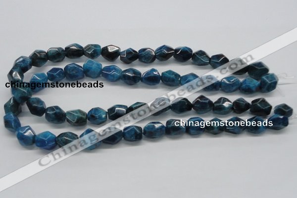 CAP61 15.5 inches 13*15mm nugget dyed apatite gemstone beads wholesale