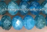 CAP619 15.5 inches 5*7mm - 5*8mm faceted rondelle apatite beads