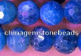 CAP659 15.5 inches 7mm faceted round apatite gemstone beads