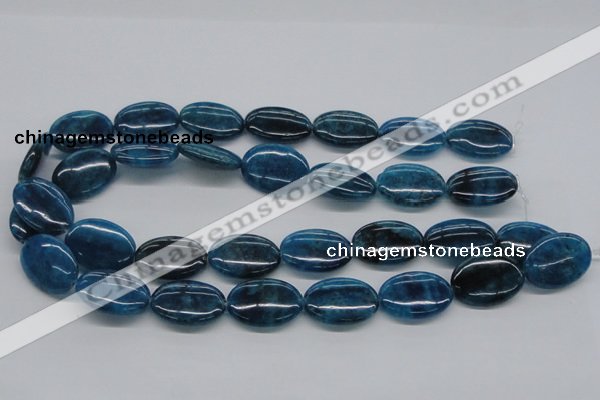 CAP66 15.5 inches 18*25mm oval dyed apatite gemstone beads wholesale