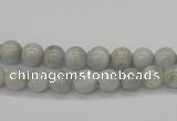 CAQ101 15.5 inches 6mm round AB grade natural aquamarine beads