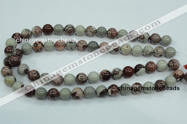 CAR05 15.5 inches 12mm round artistic jasper beads wholesale