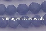 CAS213 15.5 inches 12mm faceted nuggets blue angel skin gemstone beads