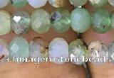 CAU426 15.5 inches 3*5mm faceted rondelle Australia chrysoprase beads