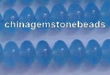 CBC271 15.5 inches 5*8mm A grade rondelle ocean blue chalcedony beads