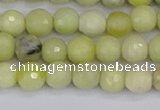 CBJ211 15.5 inches 6mm faceted round Australia butter jade beads