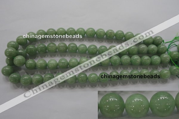 CBJ329 15.5 inches 12mm round AA grade natural jade beads