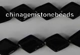CBS288 15.5 inches 12*16mm diamond blackstone beads wholesale