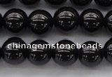CBS501 15.5 inches 8mm round A grade black spinel beads