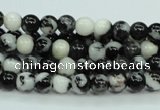 CBW101 15.5 inches 6mm round black & white jasper beads