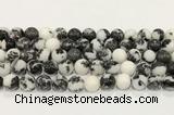 CBW174 15.5 inches 12mm round black & white jasper gemstone beads wholesale