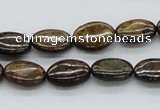 CBZ04 15.5 inches 10*14mm oval bronzite gemstone beads wholesale