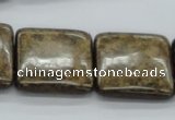 CBZ10 15.5 inches 25*25mm square bronzite gemstone beads wholesale