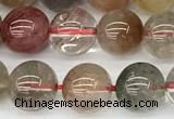 CCB1547 15 inches 8mm round mixed quartz beads