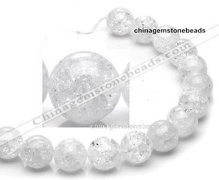CCC19 18mm round grade A white crystal beads Wholesale