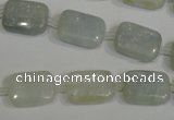 CCE20 15.5 inches 10*12mm rectangle natural celestite gemstone beads