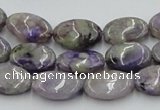 CCG05 15.5 inches 12*16mm oval natural charoite gemstone beads