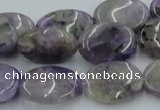 CCG06 15.5 inches 15*20mm oval natural charoite gemstone beads