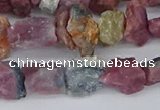 CCH707 15.5 inches 6*8mm - 10*14mm watermelon tourmaline chips beads