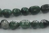 CCJ11 15.5 inches 8*12mm nugget natural African jade beads wholesale