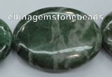CCJ25 15.5 inches 30*40mm oval natural African jade beads wholesale