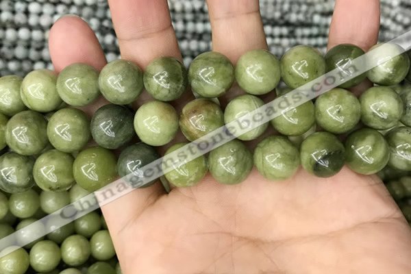 CCJ314 15.5 inches 12mm round China jade beads wholesale