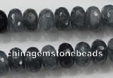 CCN1602 15.5 inches 8*12mm faceted rondelle candy jade beads