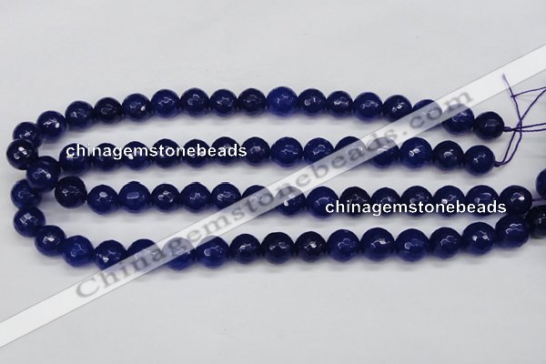 CCN1964 15 inches 12mm faceted round candy jade beads wholesale