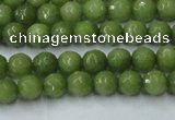 CCN2036 15 inches 4mm faceted round candy jade beads wholesale