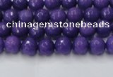 CCN2057 15 inches 4mm faceted round candy jade beads wholesale