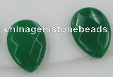 CCN2724 Top-drilled 18*25mm briolette candy jade beads wholesale