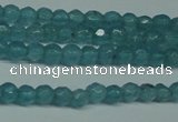 CCN2802 15.5 inches 2mm tiny faceted round candy jade beads