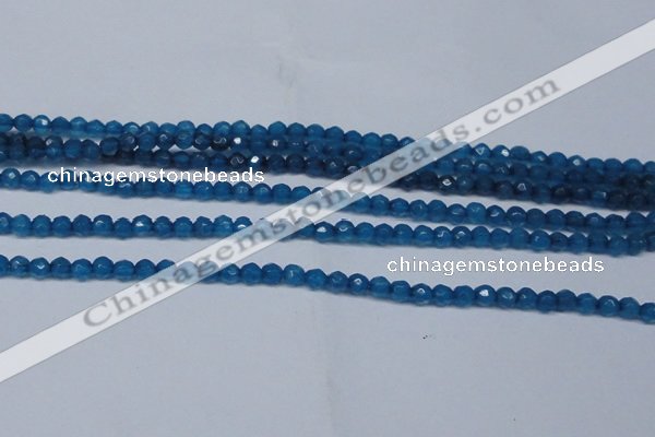CCN2816 15.5 inches 3mm tiny faceted round candy jade beads