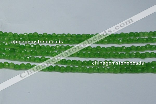 CCN2818 15.5 inches 3mm tiny faceted round candy jade beads