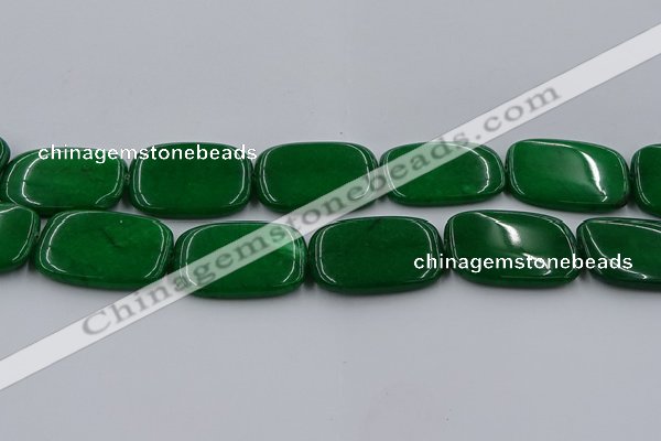 CCN4212 15.5 inches 30*40mm rectangle candy jade beads wholesale