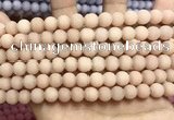 CCN5587 15 inches 8mm round matte candy jade beads Wholesale
