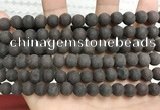 CCN5630 15 inches 8mm round matte candy jade beads Wholesale