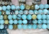 CCN5831 15 inches 10mm faceted round candy jade beads