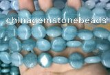 CCN5889 15 inches 15mm flat round candy jade beads Wholesale
