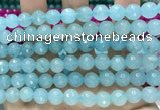 CCN6324 15.5 inches 8mm faceted round candy jade beads Wholesale