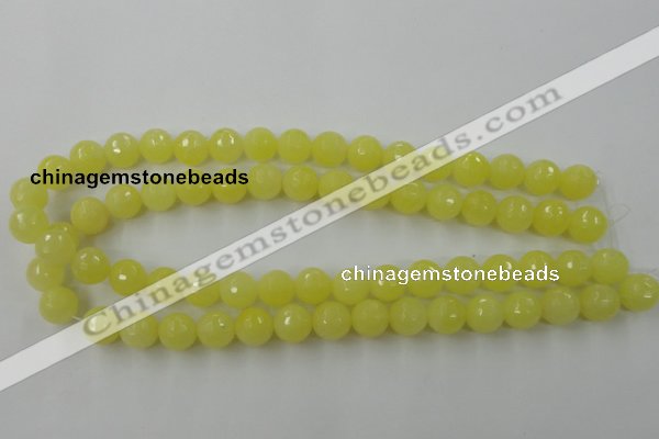 CCN793 15.5 inches 8mm faceted round candy jade beads wholesale